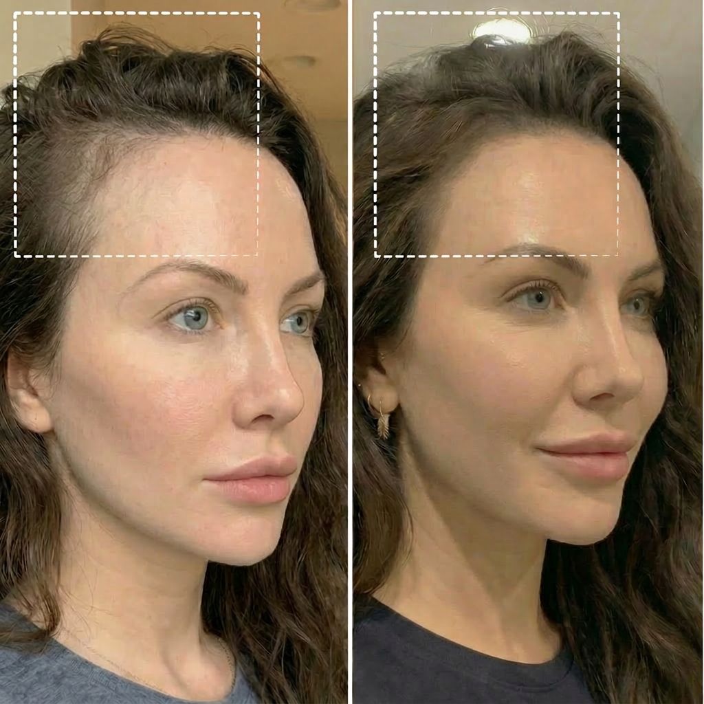 Emma, 38 — before and after 4 months of using Nova