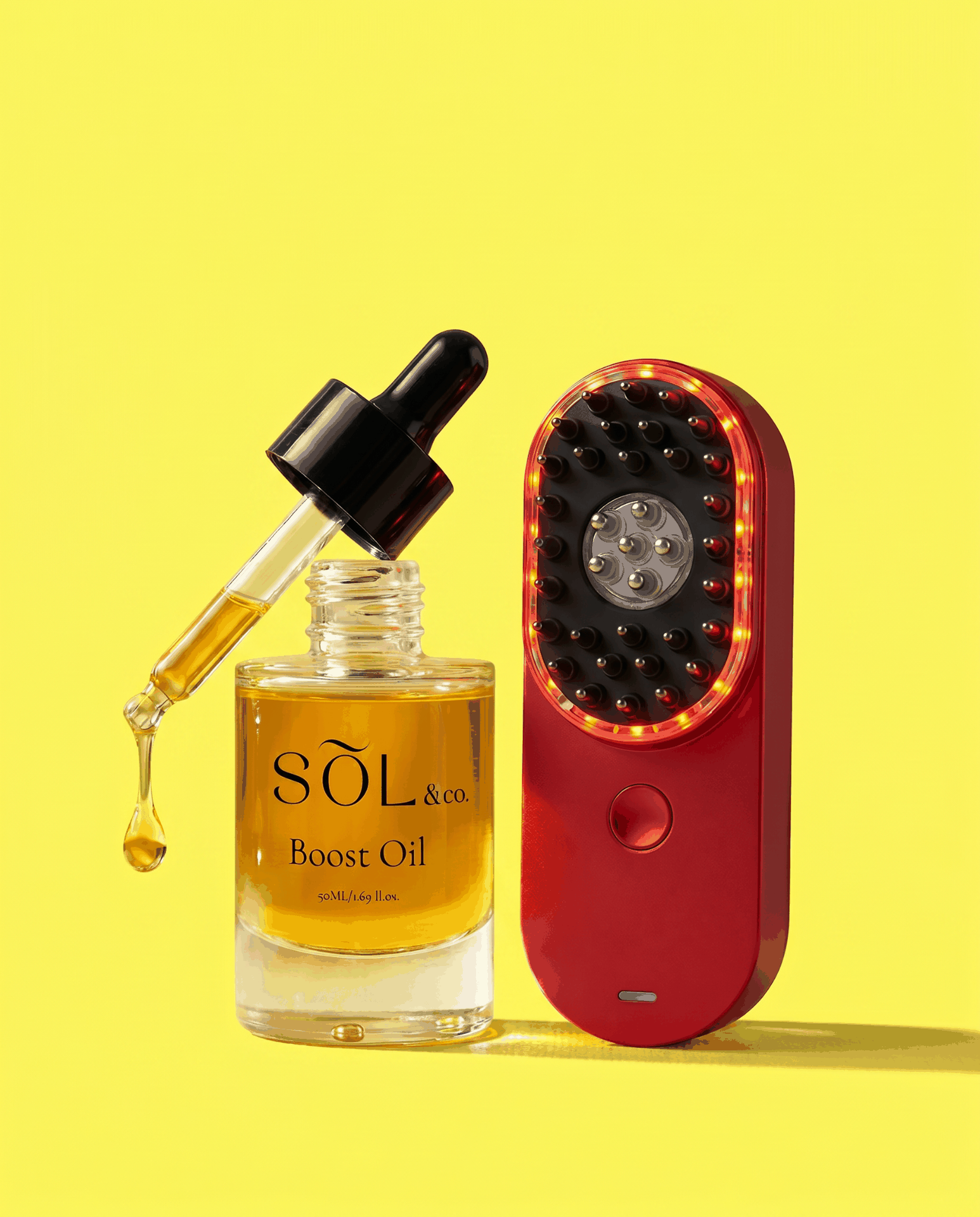 Nova device with Sol&co. Boost Oil